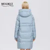 Miegofce Winter Women Coats Prosta Moda Długa Kurtka Profesjonalna Park Femme Coat D21858 210923
