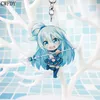 Nieuwe Konosuba Sleutelhanger Vrouw Anime Megumin Aqua Darkness Yunyun Kazuma Arcylic Sleutelhanger Sieraden Voor Kinderen Geschenken Metalen Chaveio