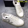 New VEJA ESPLAR Sneakers Men Calfskin Shoes Vintage White Platform Casual Classic Women Running Trainer Chaussures 35-45 With Box