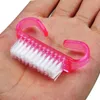 En gros 6.5*3.5 cm rose Nail Art poussière brosse outils poussière propre manucure pédicure outil ongles accessoires DH9888