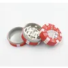 Smoking Accessories Tobacco grinder chip Four Layers Portable fast smooking tools Creative metal + plastic YHM259-ZWL