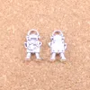 85 stks antiek zilver brons plated monteur robot charms hanger diy ketting armband Bangle bevindingen 17 * 9mm