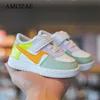 Baby Girls Shoes Boys Sports For Children Sweet Flats Leather Sneakers Kids Fashion Casual Infant Toddler Soft 210914