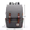 Vintage Laptop Bag Backpack Women Mens Knapsack School College Racksack Fits 15 inch Notebook Computer Bags Shoulderbag Bookbag Sa274v