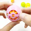 Rotating Round magical Soybean Fingertip Fidget Toy Kids Educational Stress Relief Intelligence Puzzle Cube Toys Random Color