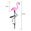LED Solar Flamingo Garden Light Simulated Lawn Lamp Waterproof Solars Leds Lights Outdoor For Gardens Patio Decoration Lighting