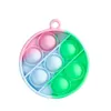 Keychain Finger Toys Toy Jewelry Key Chain Push Bubble Board Game Sensory simple Stress Reliever H41SOJJ8098014