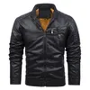 BOLUBAO Mannen Leren Jassen Herfst en Winter Bontjas met Fleece Warm Bont Pu Jas Mode Leer 220211