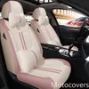 Car Seat Covers Motocovers For Sedan SUV Durable Leather Universal Five Seats Set 5 Seater P43901