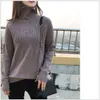 2021 New Spring Autumn Female Sweater Light Full Sleeve Turtleneck Casual Style Streetwear Pullover for Women Y1110