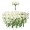 Dekoracyjne kwiaty wieńce sztuczne plastikowe bukiet ślubny centralny dekoracje biura domowego1737