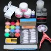 Kits d'art des ongles Kit complet d'ongles en acrylique ensemble de manucure décoration poudre paillettes fournitures pour les professionnels Tools8672165