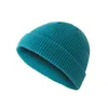 Beanie/Skull Caps gebreide hoeden voor vrouwen mannen beanie hoed winter retro randloze baggy meloen cap manchet docker visser muts banies mannen#p2 pros22