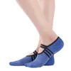 Chaussettes de sport Yoga femmes dos nu coton bandage antidérapant Ventilation Pilates Ballet danse chaussette pantouflesSports
