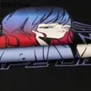 Thirts Harajuku аниме мультфильм девушка принт с коротким рукавом уличная одежда футболки хип хоп повседневные хлопковые футболки мужские вершины 210602