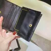 Luksusowy Digner Wallet Case Top Quality Moda Kobiety Monety Torebka Torebka Pikowana skóra WO Mini Krótkie Portfele Główny Uchwyt Karta Kredytowa Sprzęgła