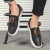 Men's Casual golden Tiger black men"s shoes loafers male Big yards luxury brand beauty accessories Sports shoe Zapatos Hombre P11
