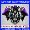 Bodywork for Aprilia RV60 RSV 1000 R 1000R RSV1000R MILLE 03-06 BODY 9NO.127 RSV1000RR 2003 2004 2005 2006 RSV1000 RSV-1000 R RR 03 04 05 06 Moto Fairing Purple BLK New Kit