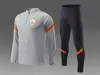 Tute da calcio da uomo Galatasaray S K tuta da allenamento per corsa all'aperto Autunno e Inverno Kit da calcio per bambini per la casa Personalizzato lo187P