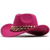Cowboy Fedora Hats Женщины Мужчины Западная Фломат Шляпа Женщина Человек Федорас Мужской Винтаж Видящие Капс Женская Джаз Топ Шляпа Широкий Brim Cap Весна Осень Оптом 2022