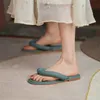 Meotina terlik ayakkabı kadın hakiki deri sandalet flip flop düz slaytlar kare ayak koyun derisi bayanlar ayakkabı yaz siyah 43 210608