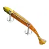 Y8ae Soft Lure Simulation Fish Bait med hård metalljigkrok för Trout Bass Salmon Entertainment Fishing Supplies295q