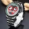 Avanadores de pulso Lige Joker Men Wrist Watch Relógio impermeável Relógio Aço inoxidável Acelerante automático Sports Sports Watches Mens Reloj9833945