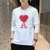 Long Sleeved Tshirt Men039s Cotton Top Brand Loose Sweater Autumn Menswear Ins Trend Grey Tshirt Cloth Men76264439958105