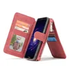 Étuis multifonctions CaseMe pour Iphone 13 Pro 12 11 XS MAX XR X 8 7 Galaxy S21 FE Note 20 S20 A52 A72 14 fentes pour cartes portefeuille en cuir magnétique
