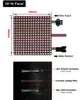 Modules flexibles WS2812B RGB 5050 SMD 8x8 16x16 8x32 Pixel Panel Matrix Screen WS2812 IC Led Module adressable individuellement DC5V