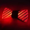 Lysande LED Bow Neon Light Festival Tillbehör Party Supplies Glödande Akryl Slips för Halloween Jul