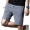 Pantaloncini di marca uomo Estate Cotone Uomo Moda Boardshorts Traspirante Uomo Casual Uomo Short Bermuda Beach 210714