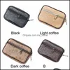 Housekee Organization Home & Garden Solid Color Wallet Paper Money Key Pocket Wallets Waterproof Leather Coin Storage Zipper Purse Men Casua