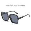 Sunglasses Fashion Vintage Big Frame Square Women 2021 Designer Sun Glasses Female Travel Sexy Ladies Shades UV4007858000