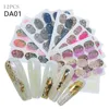 12pcs Snake Pattern Hollow Nail Stickers Self-adhesive Nails Sticker 3D Strip Line DIY Manicure Tool