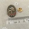 10pcs World War II Btiyish Cross with Hat Lapel Pin SOME, SOME GAVE ALL Flower Brooch Craft for Memories Badge