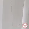 チェーンKOJ 925スターリングシルバー女性のためのシンプルな滑らかなネックレス