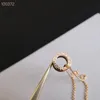 도매상 럭셔리 인기 공식 재현 크리스탈 펜던트 목걸이 쥬얼리 사용자 정의 고품질 5A + 18K 금 도금 귀걸이 기념일 선물