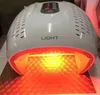 Hotsale 4 Renkler Kırmızı / Mavi / Mor / IR PDT LED Işık Fotodinamik Yüz LED Maske Cilt Bakımı Gençleştirme Foton Terapi Makinesi