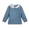 Spanska stil Baby Boys Cothes Sätta Spädbarn Stickade Pullover Toppar Kort Byxor Barn Boutique Tröjor Partihandelskläder Y1024