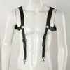 Riemen Men039S lederen vest braces braces pu verstelbare Suspender Mens Buckle Vintage Brace Harness Chest G0D16833924