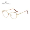 Sunglasses Unique Cat Eye Glasses Women Metal Eyeglasses Frames Female Clear Lens Optical Oculos Gafas 20214415800