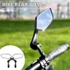 1Pair bicicleta vista traseira espelho conjunto de bicicleta ciclismo largamente refletor de vista refletor ajustável espelhos direito de ciclismo