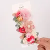 Chiffon Flower Hair Clips Pins Accessories Cute Hair Clips Pins for Baby Girls Hairpins Toddlers Kids Hair Accessories