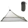 Tält och bostäder Utomhus Camping Myggnät Håll insektsa Backpacking Tält för Enkelsäng Anti Mask Inredning