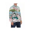 Casablanca of racing art twill shirt 2021 new autumn winter men's business