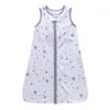 Dekens Swaddling Katoen Slaapzak Geboren Baby Ademend Pyjama Anti-Kick Quilt Mousteless Vest Dunne sectie 0-3 jaar oud