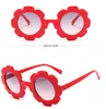 Wholesale Vintage Children Sunglasses Kids Pink black white Shades Round Glasses Baby Fashion Cute Sun Flower Sun Glasses Boy Girl Eyewear