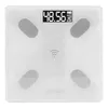 Balances numériques Smart Body Scale pour analyseur de composition d'écran Bluetooth LED de poids corporel avec application Smartphone H1229