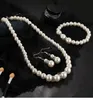 Jewelry Explosion Suit European And American Pearl Necklace Earring Bracelet Three Piece Set Bride Suit Accessories65213327639211